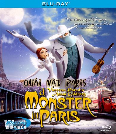 B586. A Monster In Paris - Quái Vật Paris 2D 25G (DTS-HD 5.1) 